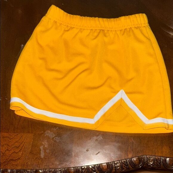 Augusta Sportswear Kids Skirt in Yellow and White - Picture 1 of 5
